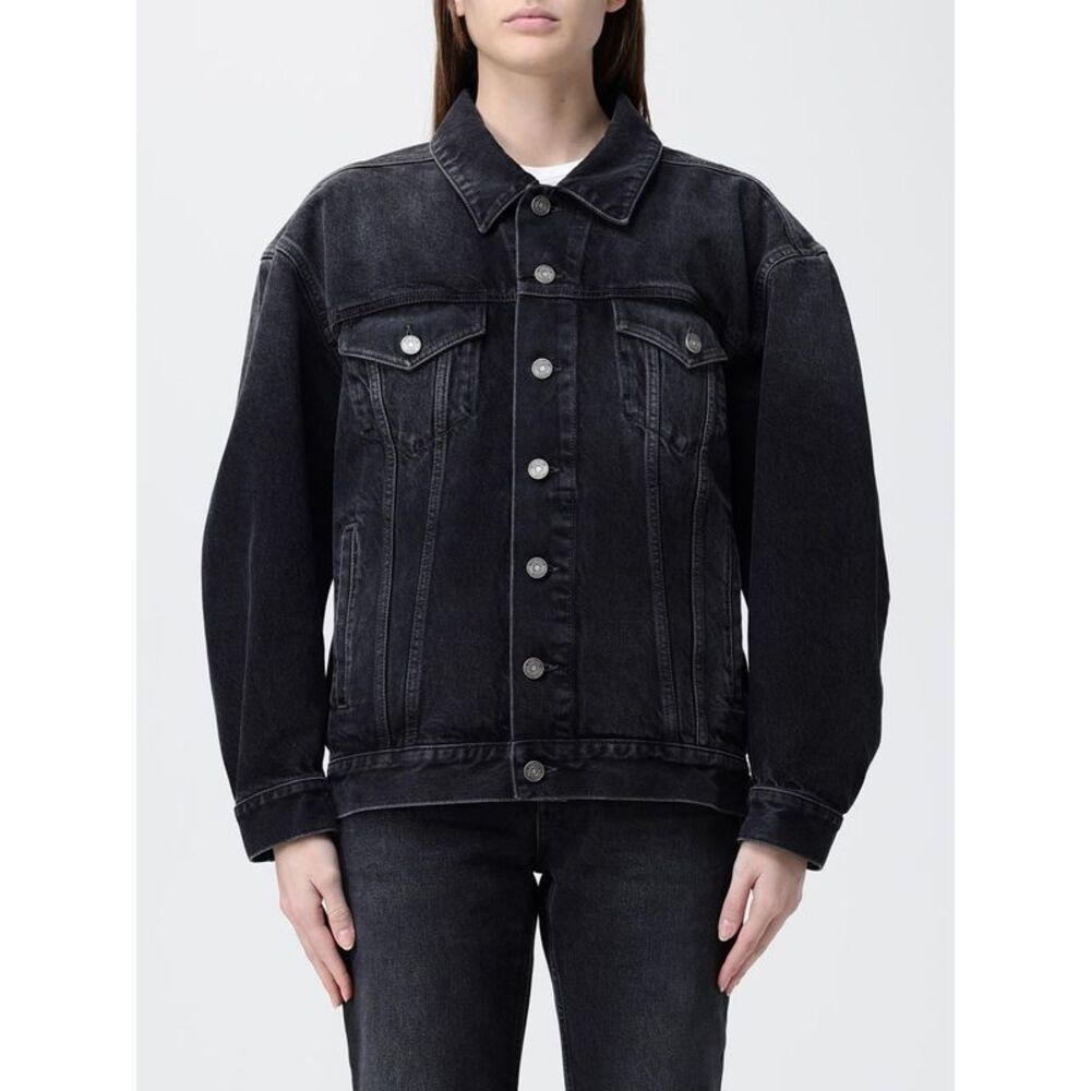 Saint Laurent Women Cotton Denim Jacket Saint Laurent
